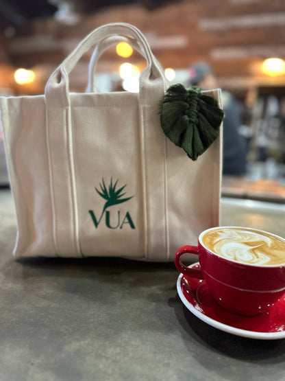 Vua Beauty Utility Tote with Bag Charm by vuabeauty